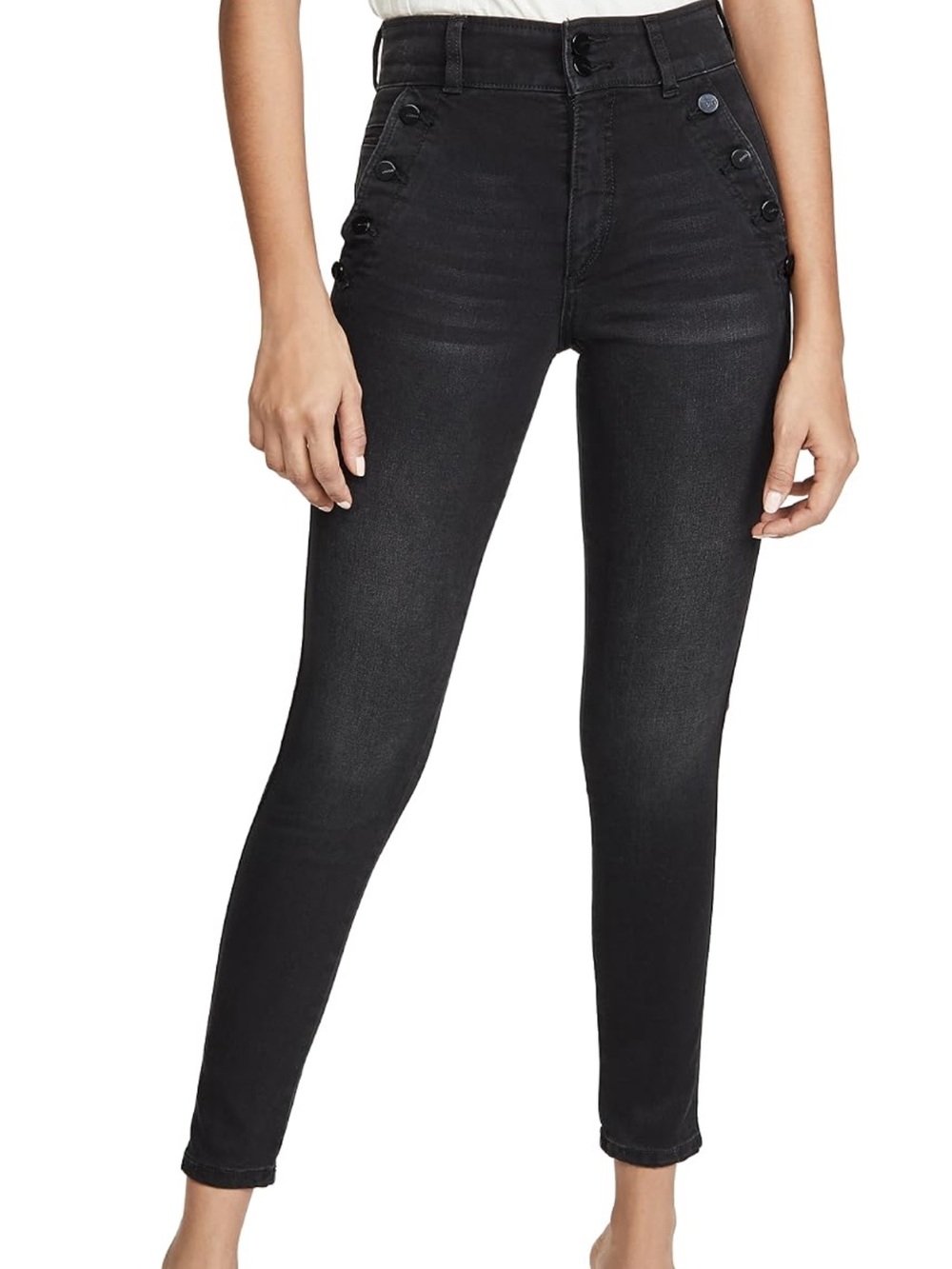 Joe's Jeans the Georgia High-Rise Skinny Jeans with Button pockets 26 nwt